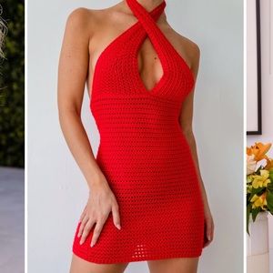 Crochet Mini Dress